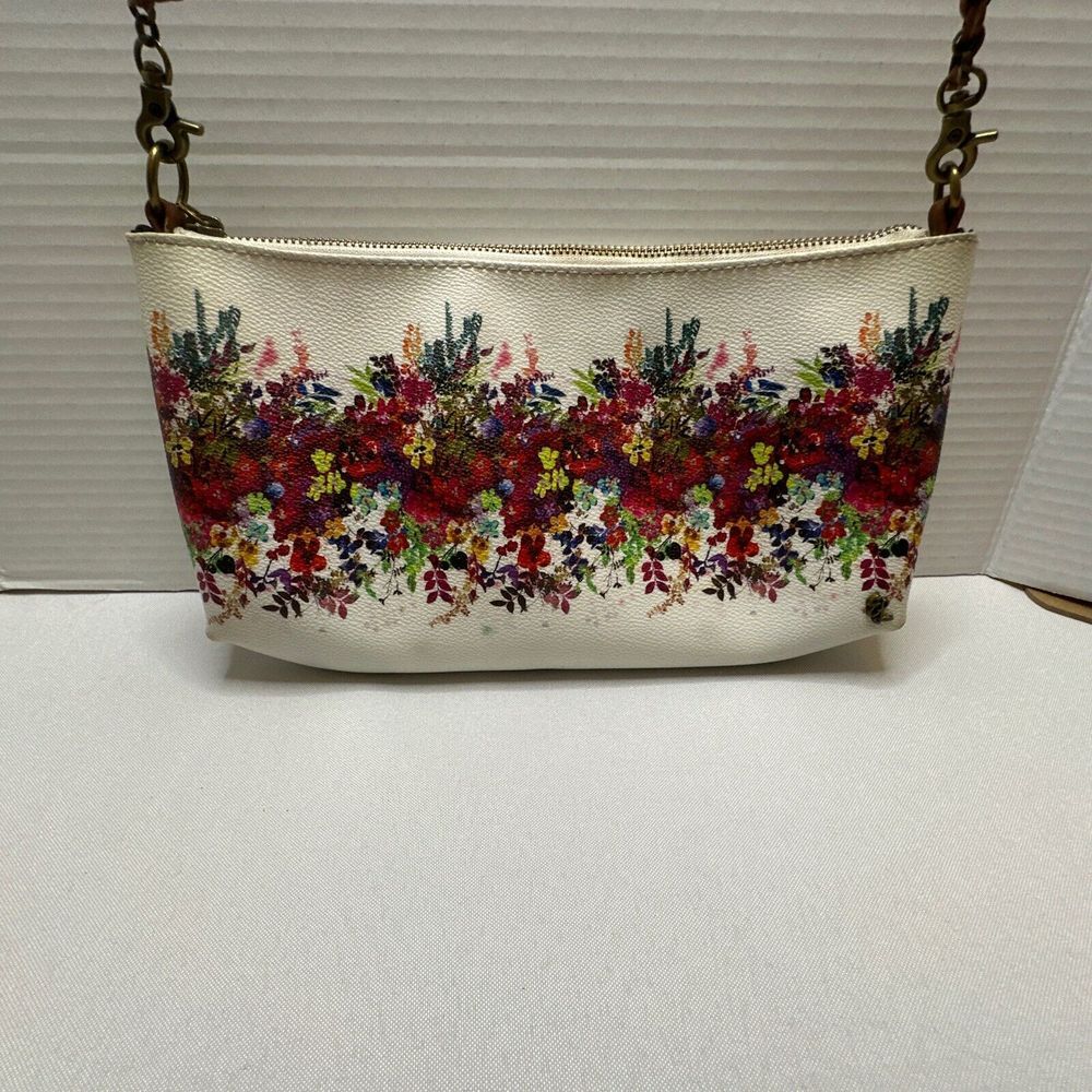 Elliot‎ Lucca Floral Design Vegan Leather Crossbody Purse